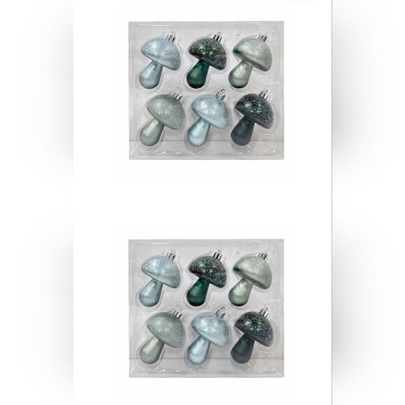 New Mushroom Shatterproof Christmas Ornament Bundle - Picture 5 of 6